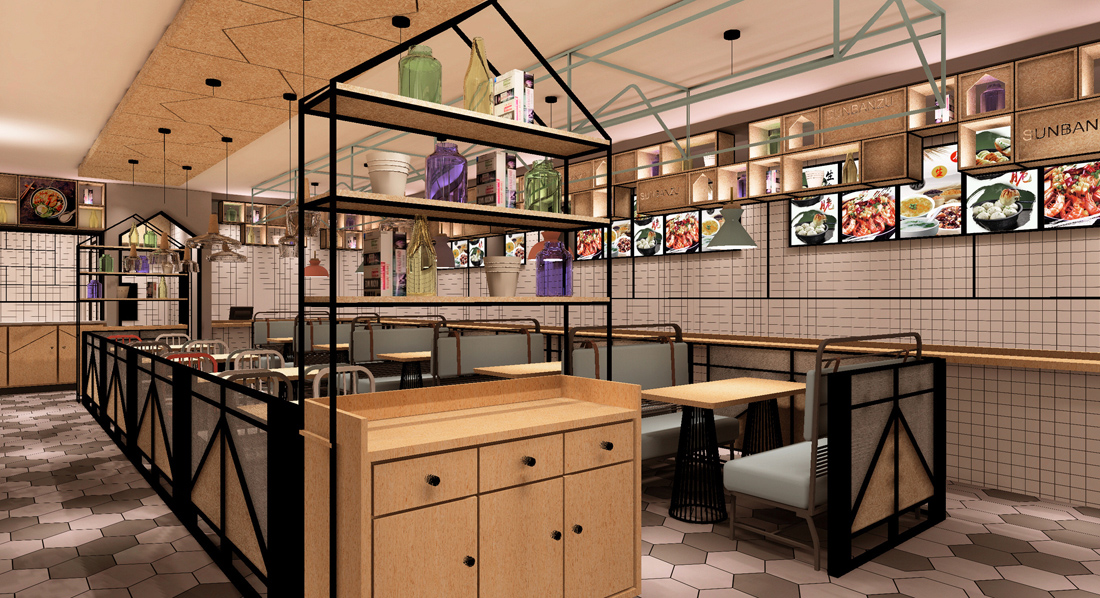 尚班族-中式自选快餐厅设计